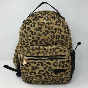 Steve Madden Leopard Metallic Backpack